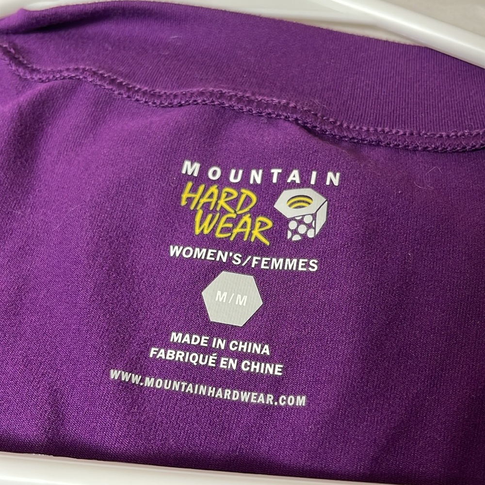 Mountain Hardwear Purple long sleeve top size medium - Picture 3 of 5